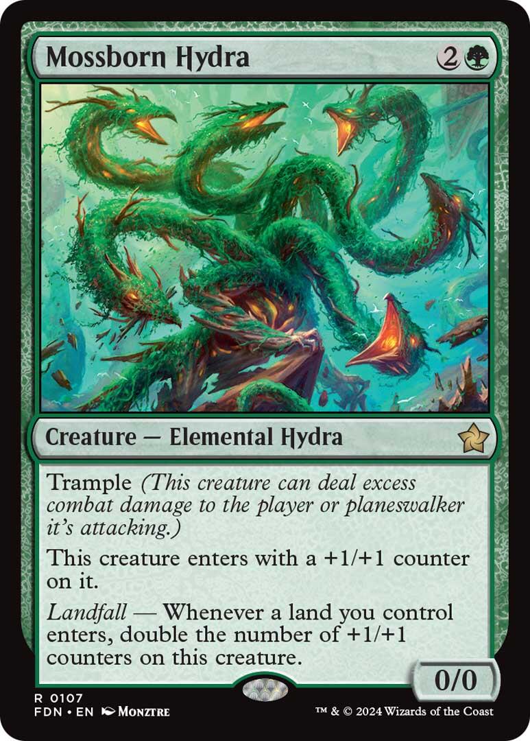 Mossborn Hydra - 107 - (Foundations)