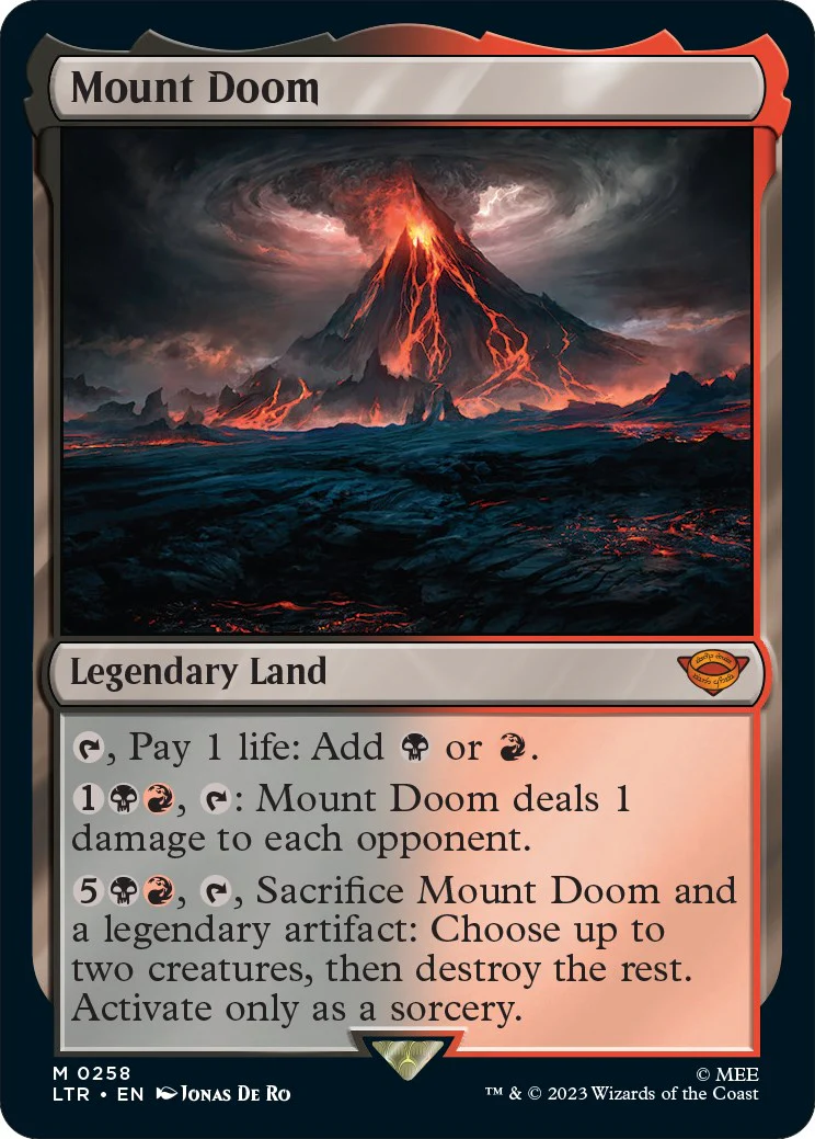 Mount Doom - 258 - (Universes Beyond: The Lord of the Rings: Tales of Middle-earth)