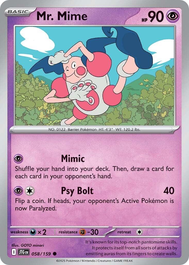 Mr. Mime - 058/159 - (SV09: Journey Together)