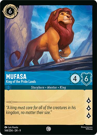 Mufasa - King of the Pride Lands - 144/204 - (Fabled)