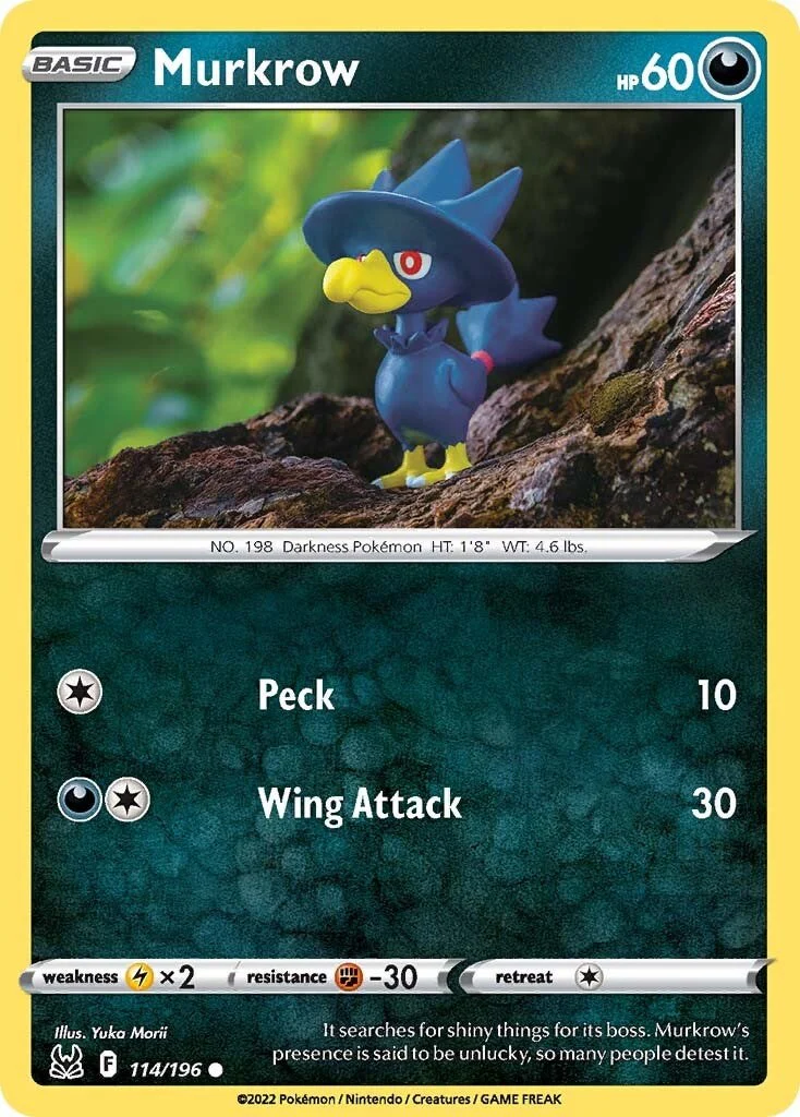 Murkrow - 114/196 - (SWSH11: Lost Origin)