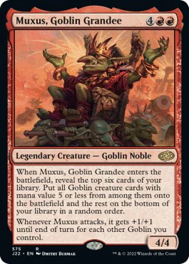 Muxus, Goblin Grandee - 575 - (Jumpstart 2022)
