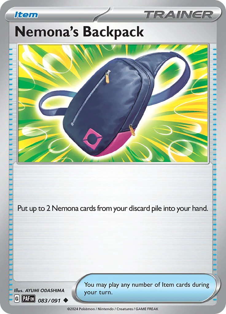 Nemona's Backpack - 083/091 - (SV: Paldean Fates)