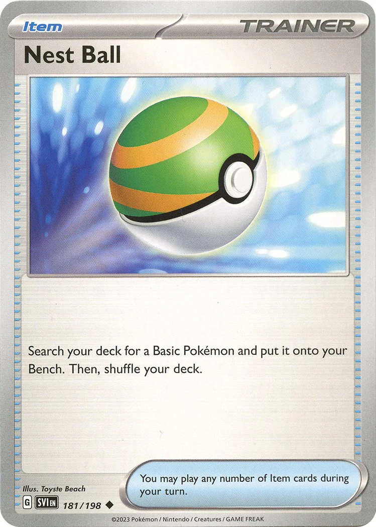 Nest Ball - 181/198 - 181/198 - (SV01: Scarlet & Violet Base Set)