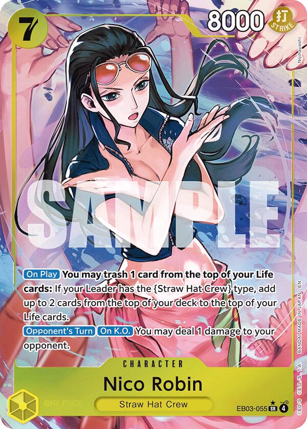 Nico Robin (055) (Alternate Art) - EB03-055 - (Extra Booster: One Piece Heroines Edition)