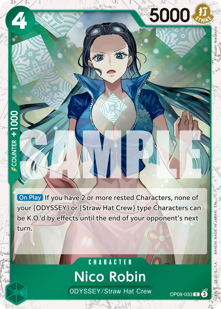 Nico Robin - OP09-033 (Pirate Foil) - OP09-033 - (Premium Booster -The Best- Vol. 2)