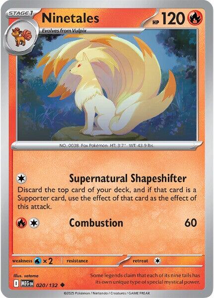 Ninetales - 020/132 - (ME01: Mega Evolution)