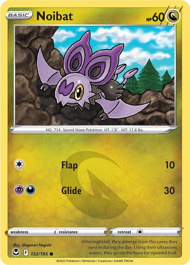 Noibat - 132/195 - (SWSH12: Silver Tempest)