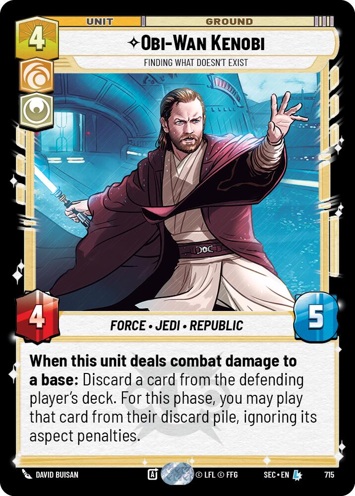 Obi-Wan Kenobi - Finding What Doesn't Exist (Foil) - 715 - (Secrets of Power)