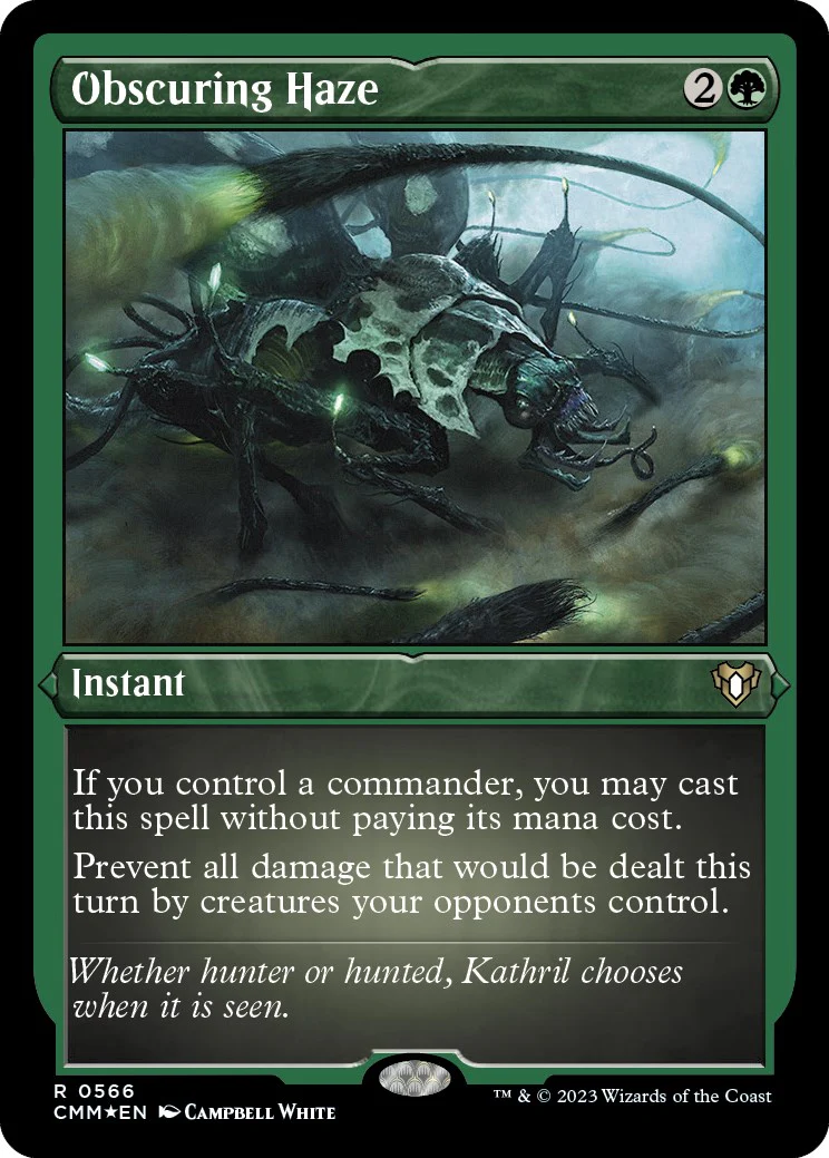 Obscuring Haze (Foil Etched) - 566 - (Commander Masters)