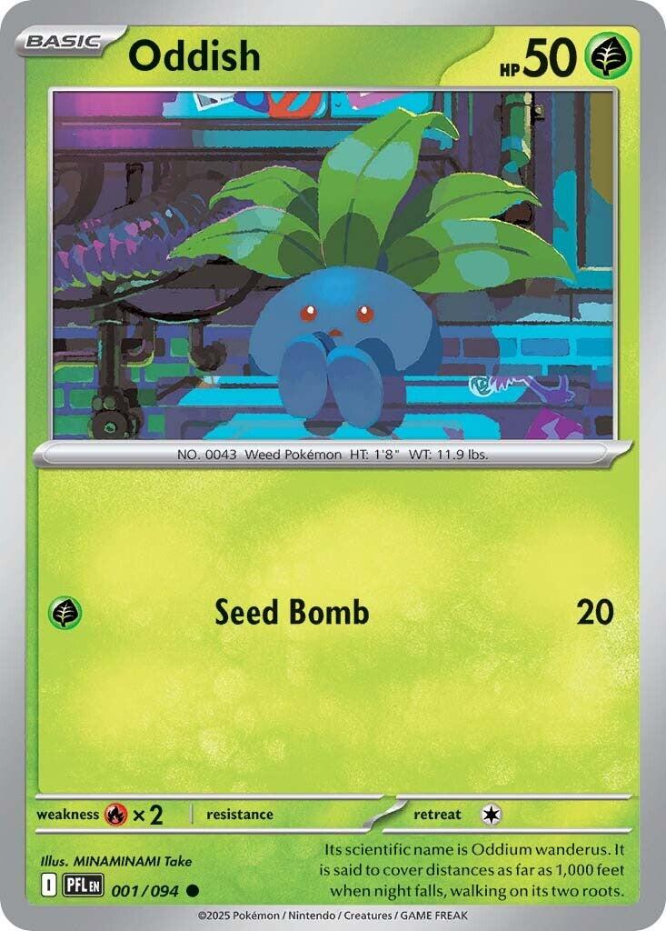 Oddish - 001/094 - (ME02: Phantasmal Flames)