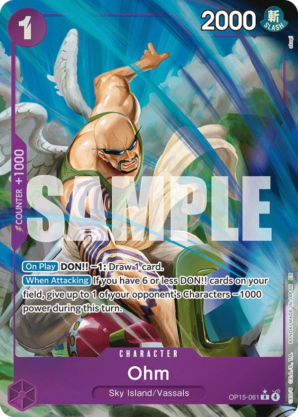 Ohm (Alternate Art) - OP15-061 - (Adventure on Kami's Island)
