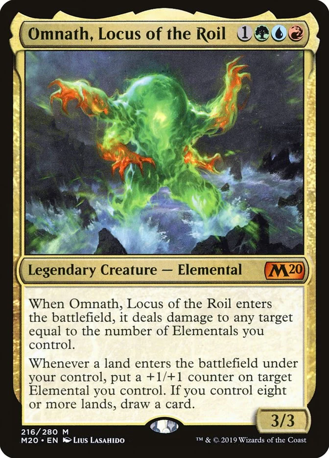 Omnath, Locus of the Roil - 216 - (Core Set 2020)