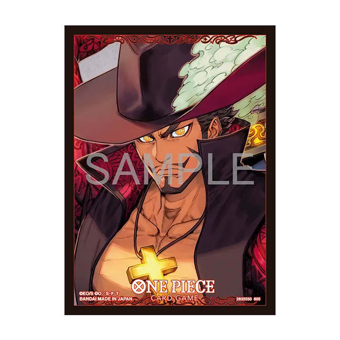 One Piece Card Game Official Sleeves: Assortment 13 - Dracule Mihawk (70-Pack)