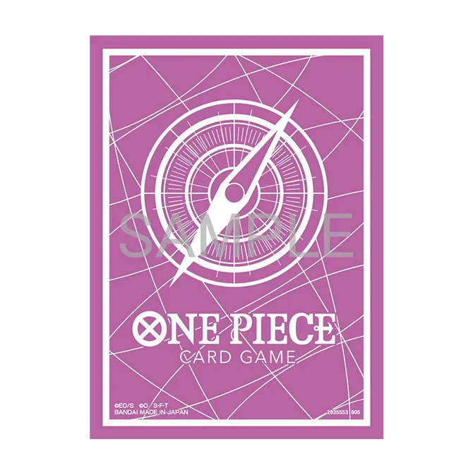 One Piece Card Game Official Sleeves: Assortment 13 - Standard Purple (70-Pack)