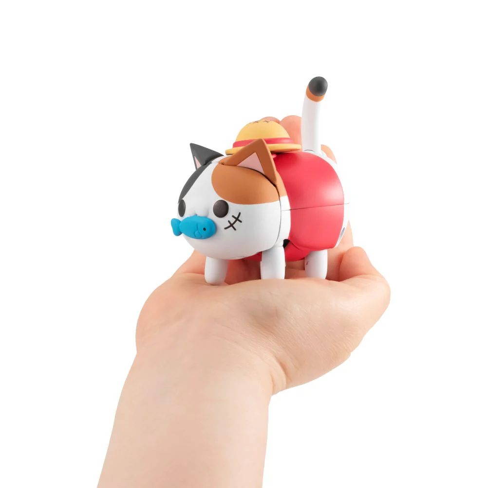 One Piece - Monkey D. Luffy Tokotoko NyanPieceNyan! Mega Cat Project - Figure - Image 4