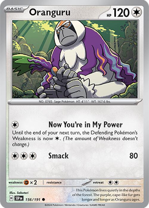Oranguru - 156/191 - (SV08: Surging Sparks)