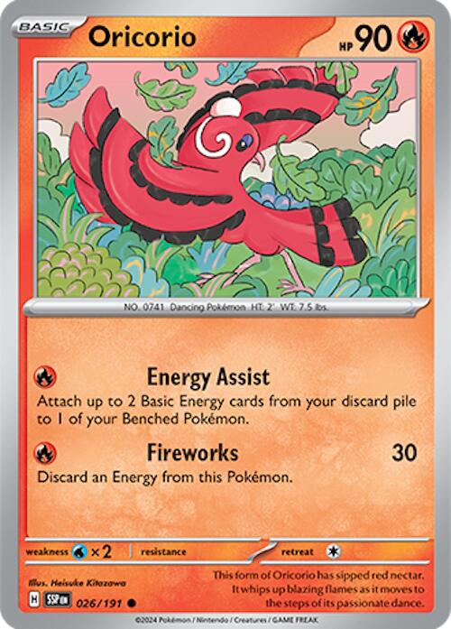 Oricorio - 026/191 - 026/191 - (SV08: Surging Sparks)