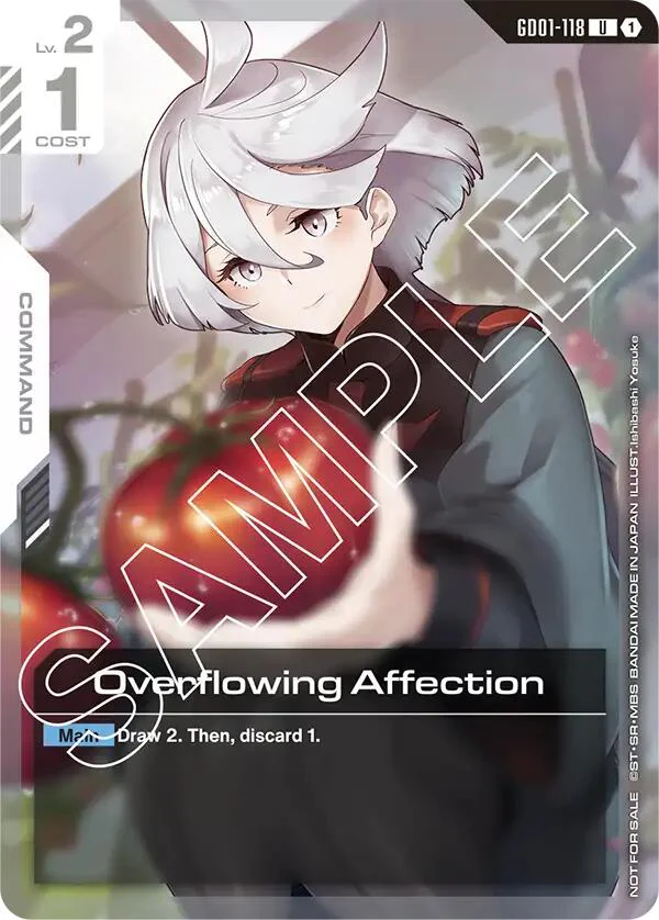 Overflowing Affection (Newtype Challenge 2025 Mission 1) [GCG-PR - GD01-118]