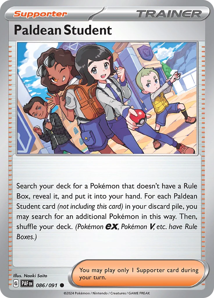 Paldean Student - 086/091 - 086/091 - (SV: Paldean Fates)