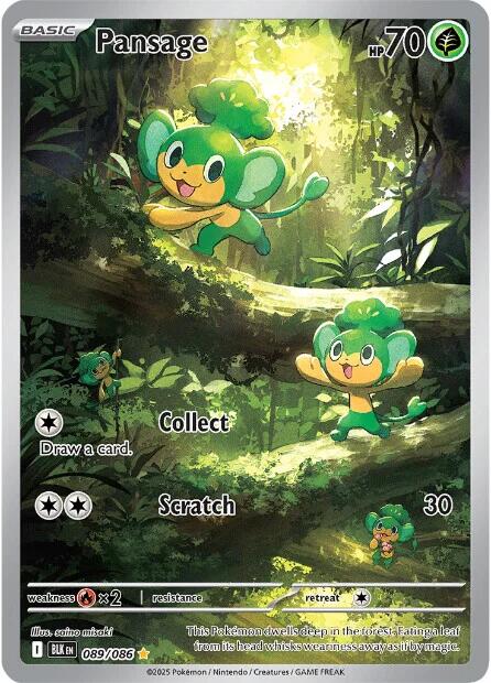 Pansage - 089/086 - 089/086 - (SV: Black Bolt)