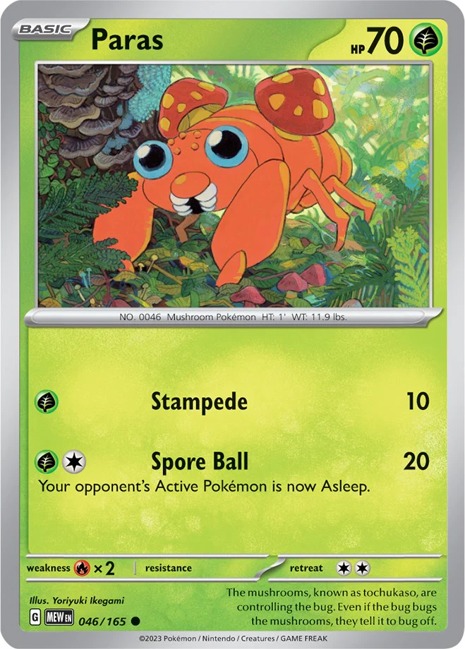 Paras - 046/165 - (SV: Scarlet & Violet 151)