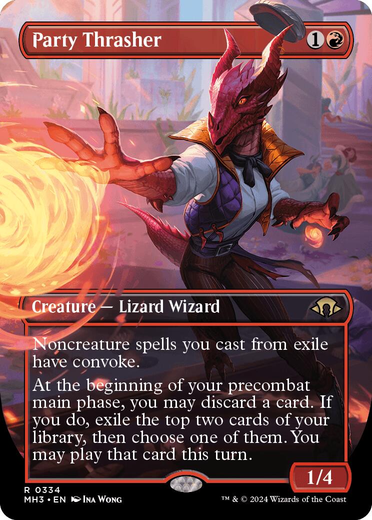 Party Thrasher (Borderless) - 334 - (Modern Horizons 3)