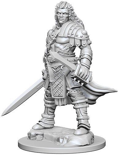 Pathfinder Deep Cuts Unpainted Miniatures: W01 Human Male Fighter - Image 3
