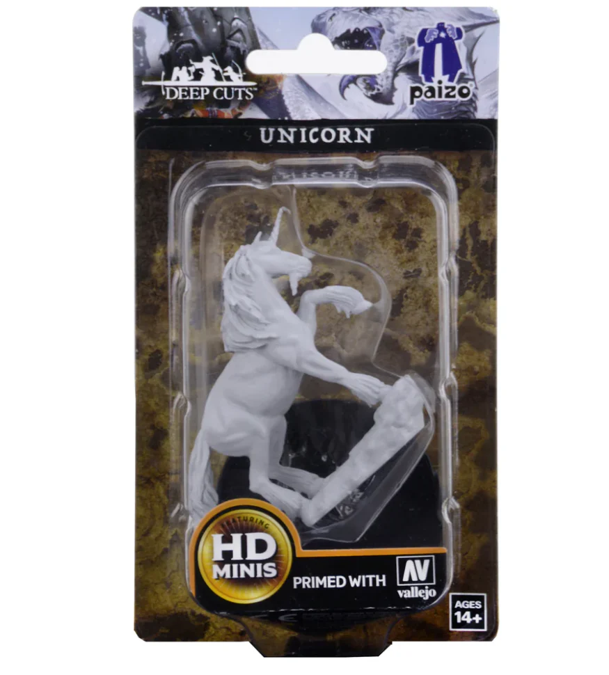 Pathfinder Deep Cuts Unpainted Miniatures: W01 Unicorn - Image 2