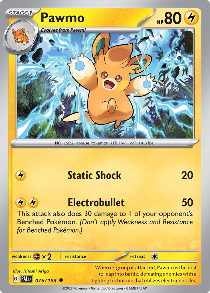 Pawmo - 075/193 - (SV02: Paldea Evolved)