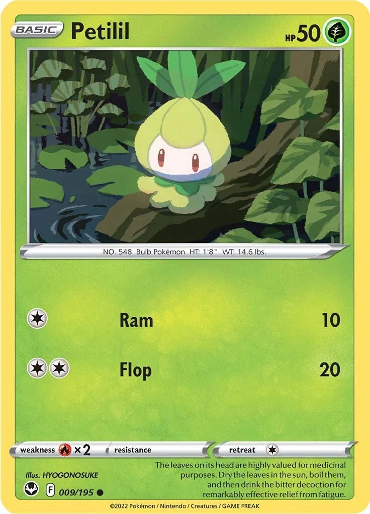 Petilil - 009/195 - (SWSH12: Silver Tempest)