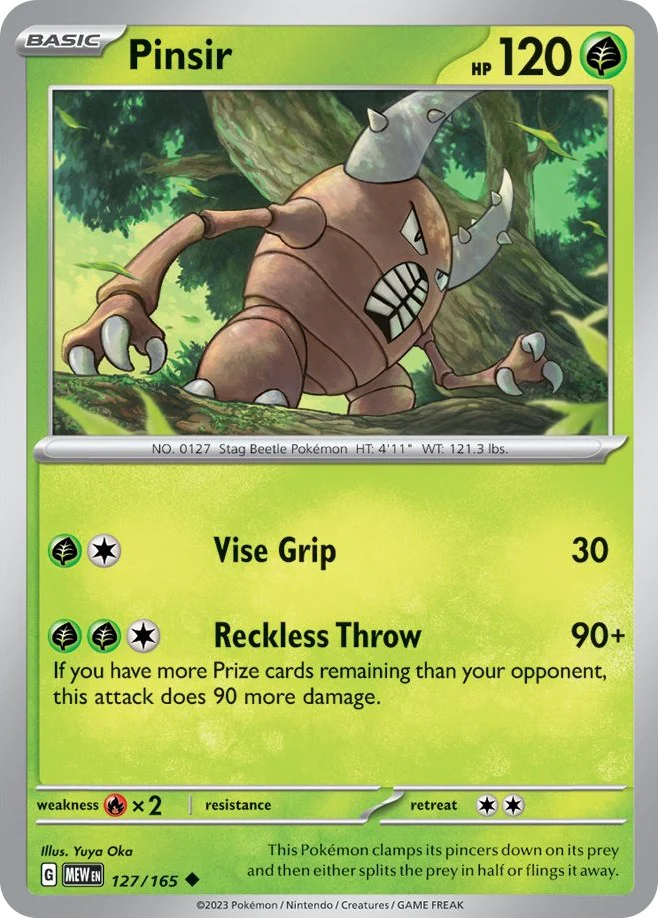 Pinsir - 127/165 - (SV: Scarlet & Violet 151)