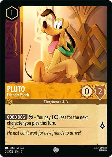 Pluto - Friendly Pooch - 21/204 - (Fabled)