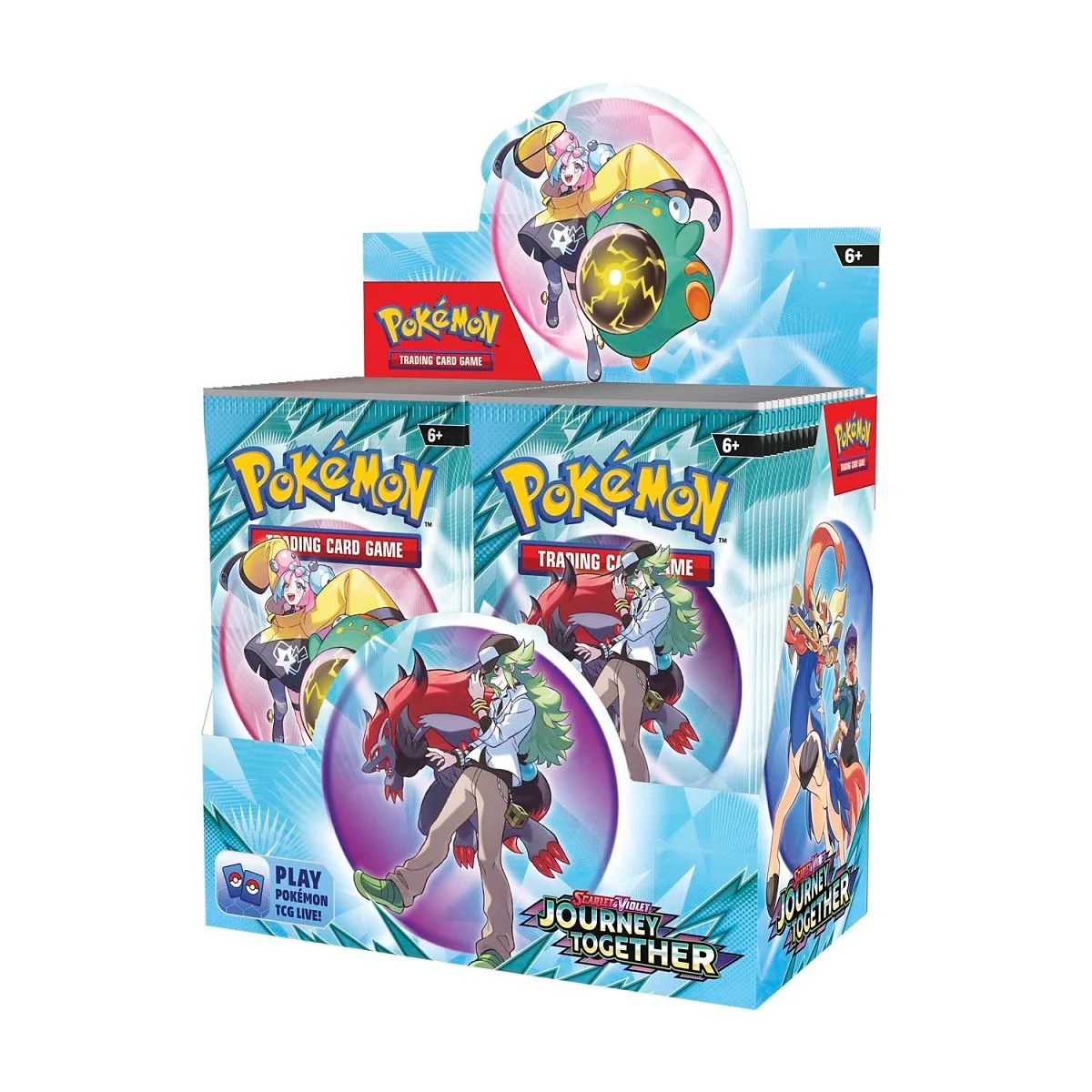 Pokemon TCG: Journey Together - Enhanced Booster Display