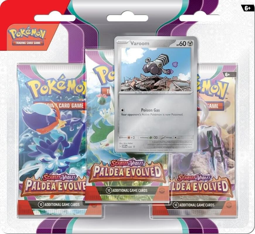 Pokemon TCG: Paldea Evolved - 3 Booster Blister - Image 2