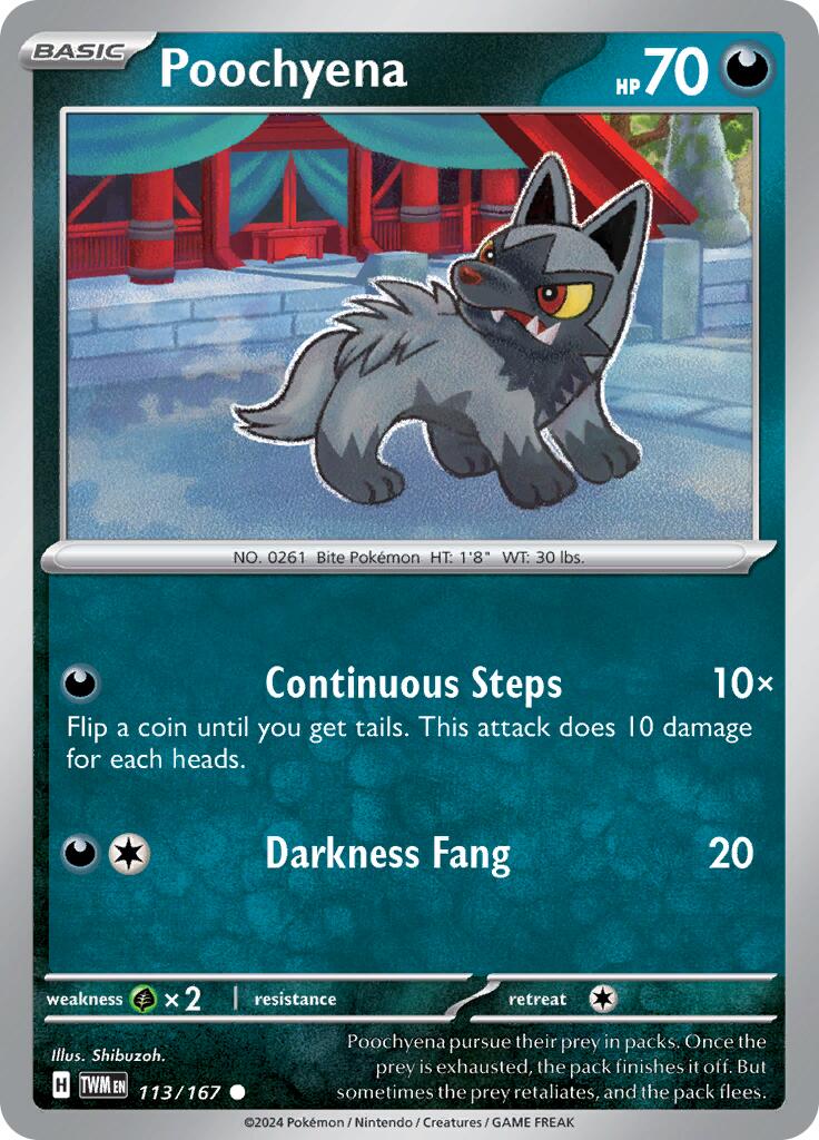 Poochyena - 113/167 - (SV06: Twilight Masquerade)