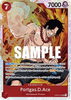 Portgas.D.Ace - OP02-013 - (Paramount War)