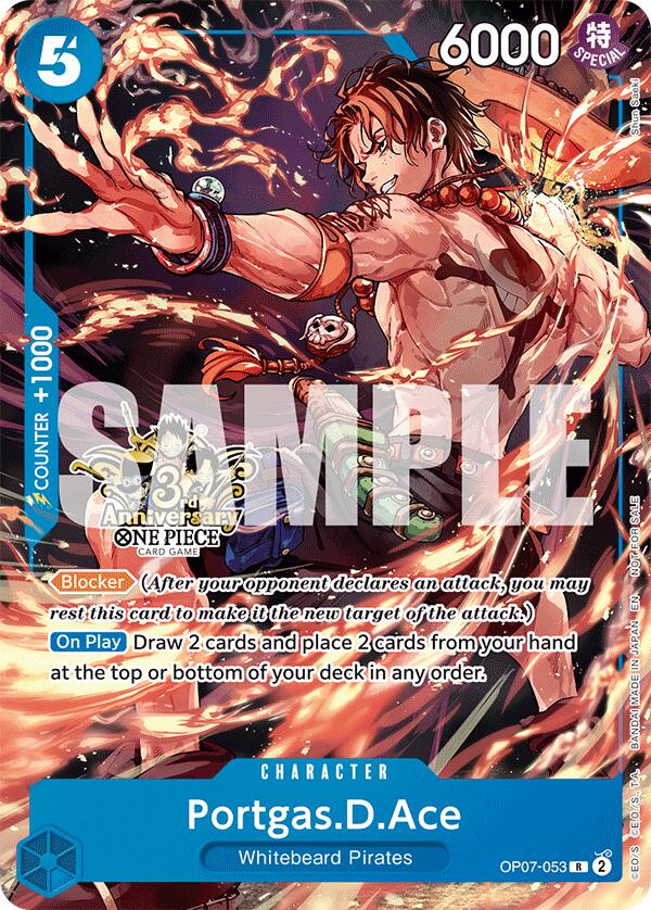 Portgas.D.Ace - OP07-053 (3rd Anniversary Tournament 3 Brothers Pack) - OP07-053 - (Carrying On His Will: 3rd Anniversary Tournament Cards)