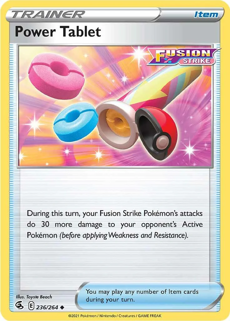 Power Tablet - 236/264 - (SWSH08: Fusion Strike)