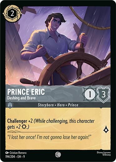 Prince Eric - Dashing and Brave - 194/204 - (Fabled)