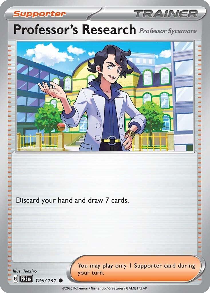 Professor's Research [Professor Sycamore] - 125/131 - (SV: Prismatic Evolutions)