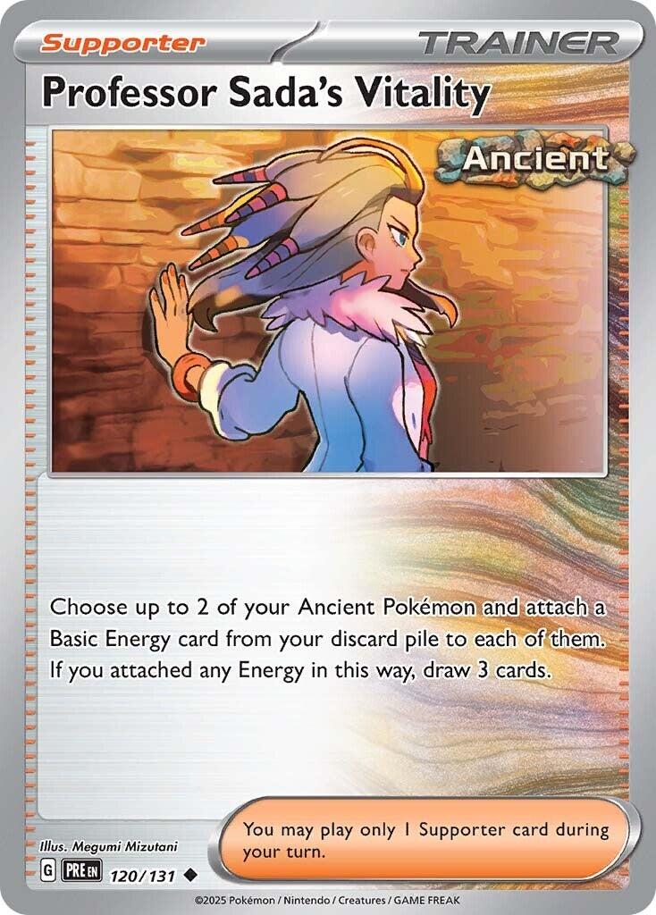 Professor Sada's Vitality - 120/131 - (SV: Prismatic Evolutions)