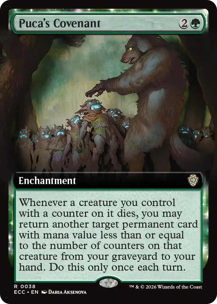 Puca's Covenant (Extended Art) - 38 - (Commander: Lorwyn Eclipsed)
