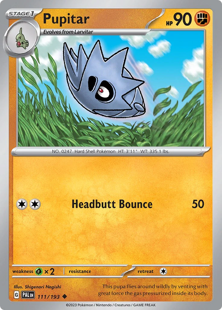 Pupitar - 111/193 - (SV02: Paldea Evolved)