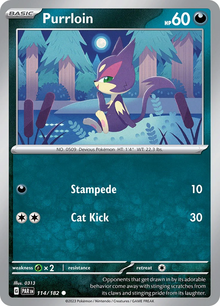 Purrloin - 114/182 - (SV04: Paradox Rift)