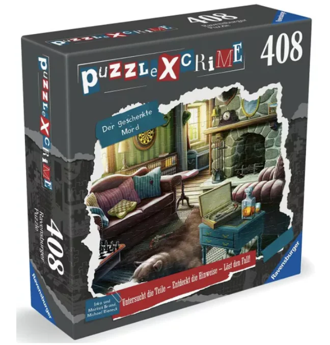 Puzzle X Crime: The Gift of Murder (408 pieces) - Image 2