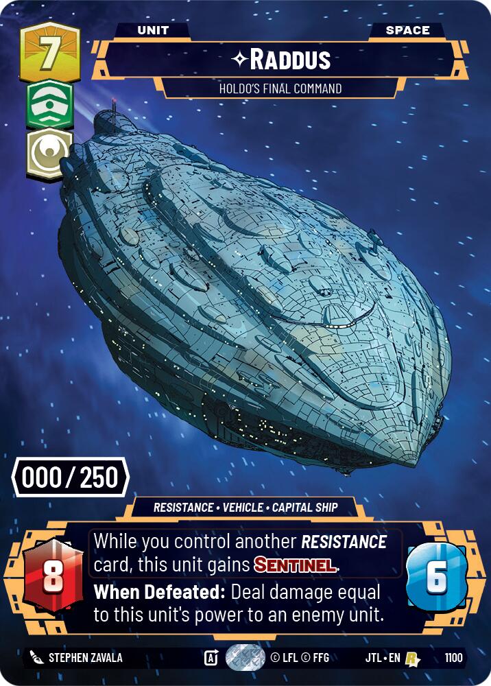 Raddus - Holdo's Final Command (Serialized) - 1100 - (Jump to Lightspeed)