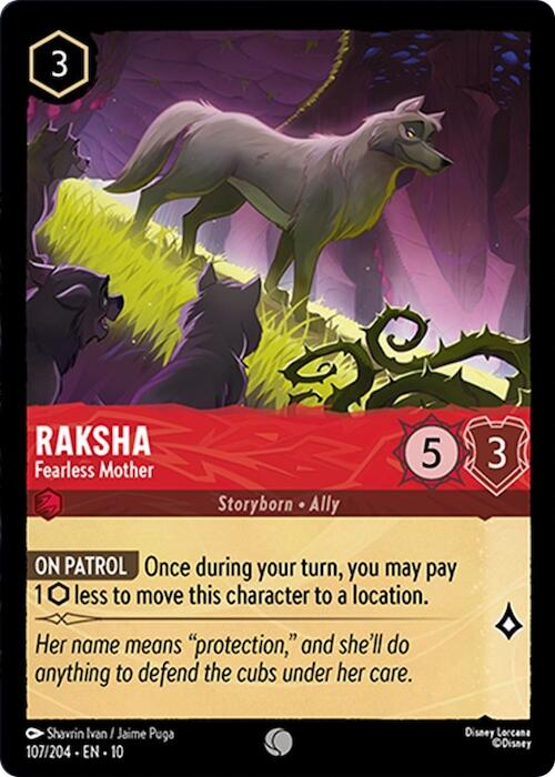 Raksha - Fearless Mother - 107/204 - (Whispers in the Well)