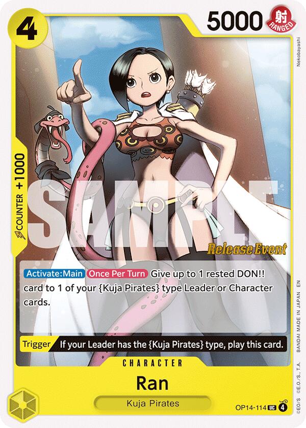 Ran - OP14-114 - (The Azure Sea's Seven Release Event Cards)