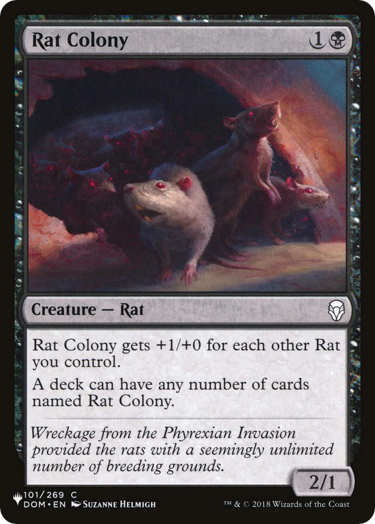 Rat Colony - 101/269 - (The List Reprints)